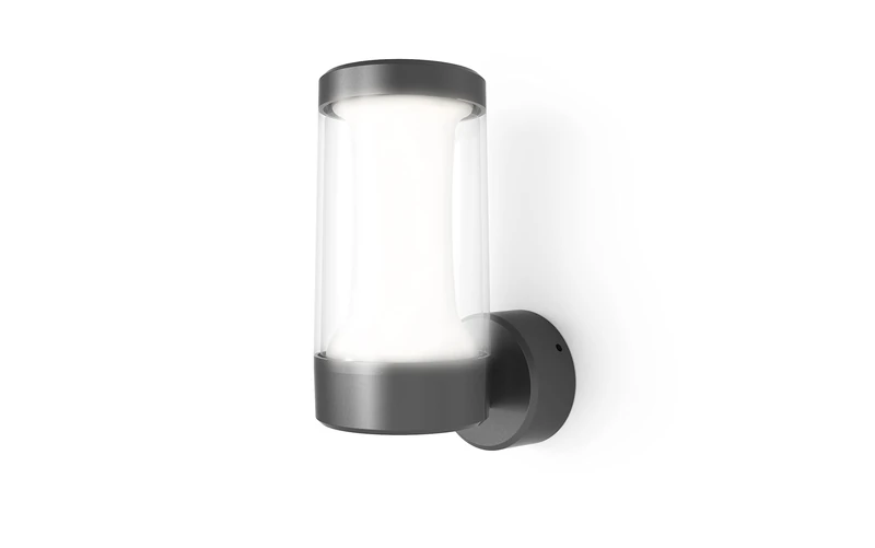 4lite Outdoor Up Down Wall Light (Graphite) Pack of 2 IP54 Rated Exterior Wall Lamp - 4L2/2300X2-4Yr Guarantee