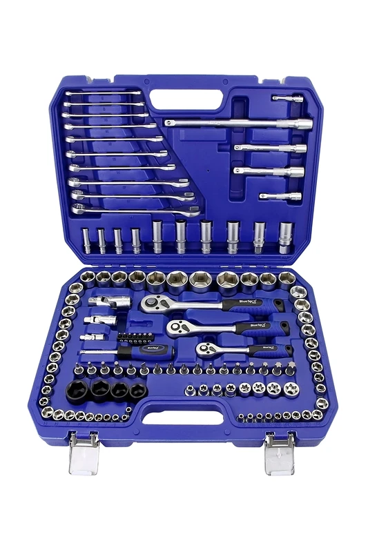 Blue Spot Tools 120 PCE 1/4", 3/8" & 1/2" Socket Set