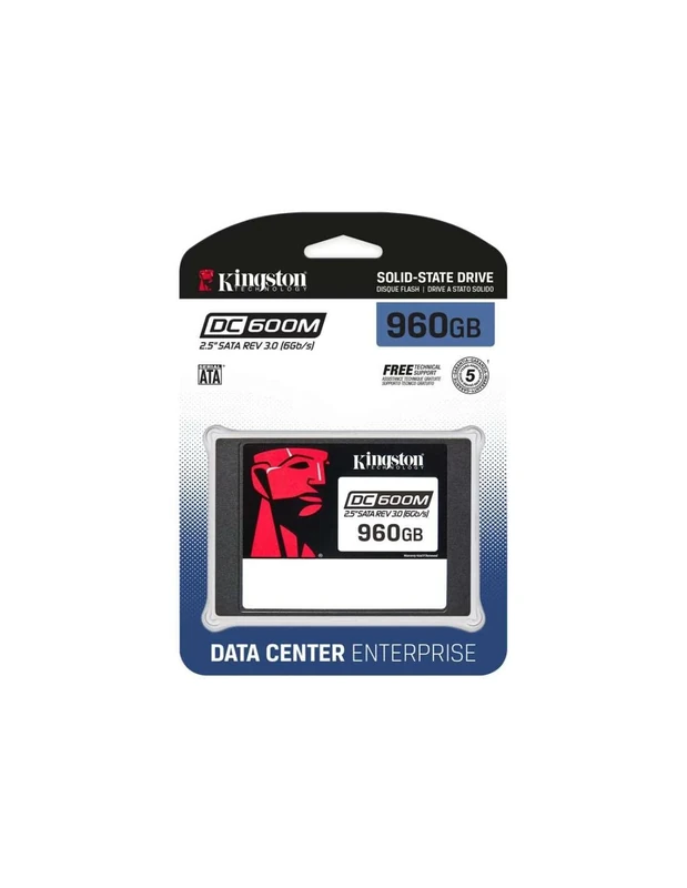 Kingston DC600M SSD 2.5” Enterprise SATA SSD - SEDC600M/960G