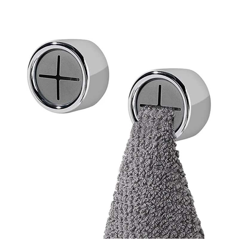 Shakeel 2PCS Self-Adhesive Towel Holders | Tea Towel Holder for Kitchen BathroomKitchen Hooks for TowelsRagsGlovesKitchen Towel Holders with Thread ScrewsMulti-Purpose Used as Cupboard Handles
