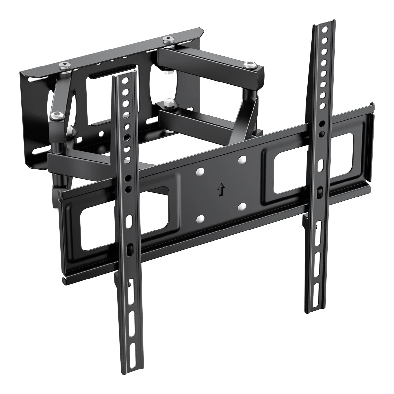 GRIFEMA GB1006-4 TV Wall Bracket for 26-65 inch, Double Arms, Swivel Tilt Extendable TV Wall Mount, up to 35kg, Max VESA 400x400mm with Spirit Level, More Stable
