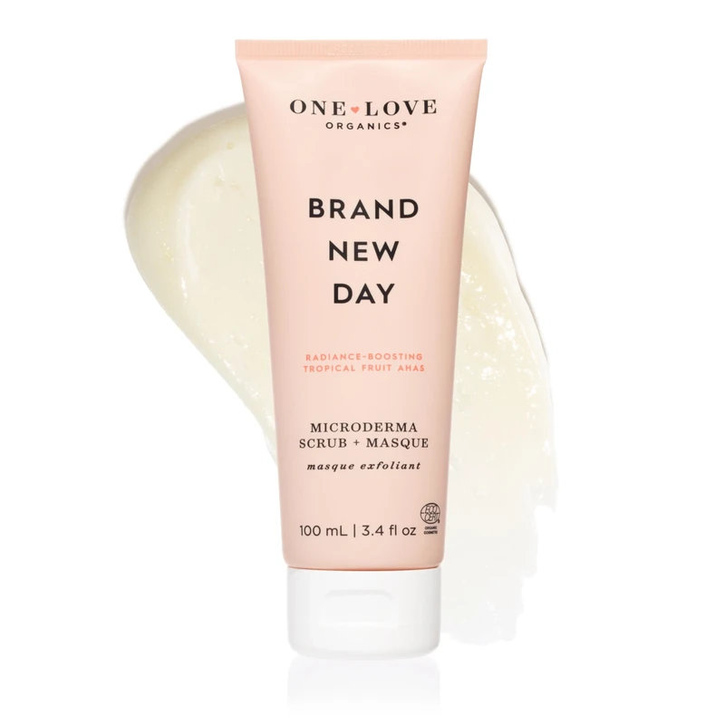 One Love Organics One Love Organics Brand New Day Microderma Scrub Plus Masque For Women 3.4 oz Mask