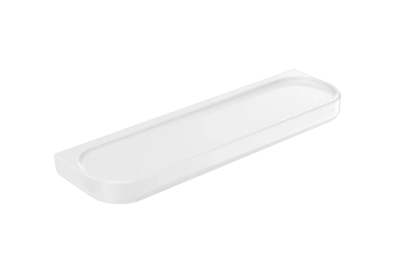 Roca -A3870Z1000, Porcelain Bathroom Shelf, Wave, 300 x 100 x 45 mm, White - Image 1