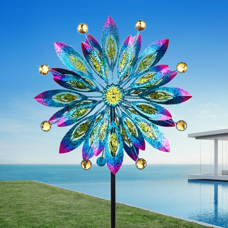 Wind Spinners for Yard and Garden Multi-Color