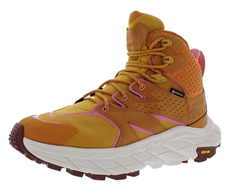 HOKA Unisex's Anacapa Mid GTX Women's Hiking Shoe, Desert Sun Golden Yellow, 6 UK