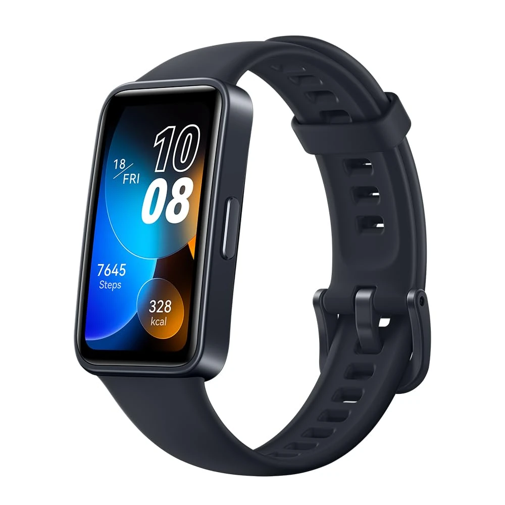 HUAWEI Band 8 Fitness Watch - Ultra Thin Smart Band design with Up to 2 Weeks Battery Life Activity Trackers Compatible with Android & iOS with Full Health Management & Sleep Tracking -Midnight Black