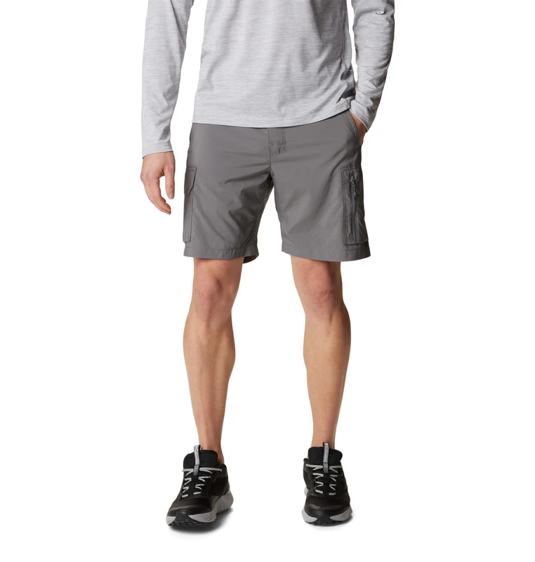 Columbia Men's Silver Ridge Utility Cargo Short, Cargo Hiking Shorts, City Grey, W40/L8