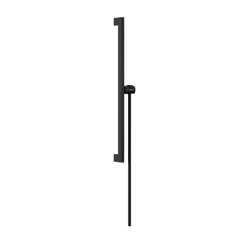 hansgrohe 24403670 Unica E Puro 90 cm with Easy Slide Hand Shower Holder and Isiflex Shower Hose 160 cm Matte Black