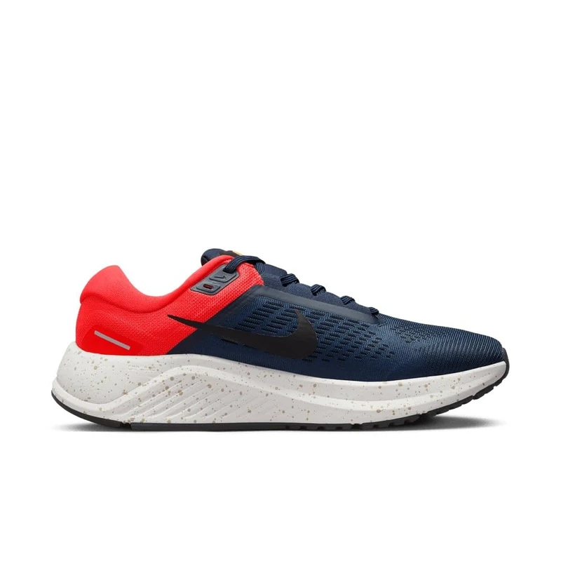 Nike DA8535 AIR Zoom Structure 24 Men Obsidian Bright Crimson UK 7