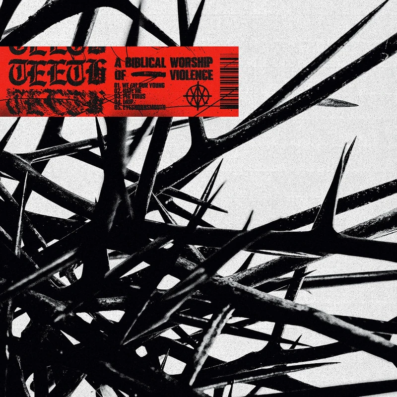 A Biblical Worship of Violence - Red & Black Splatter [VINYL] - Image 1