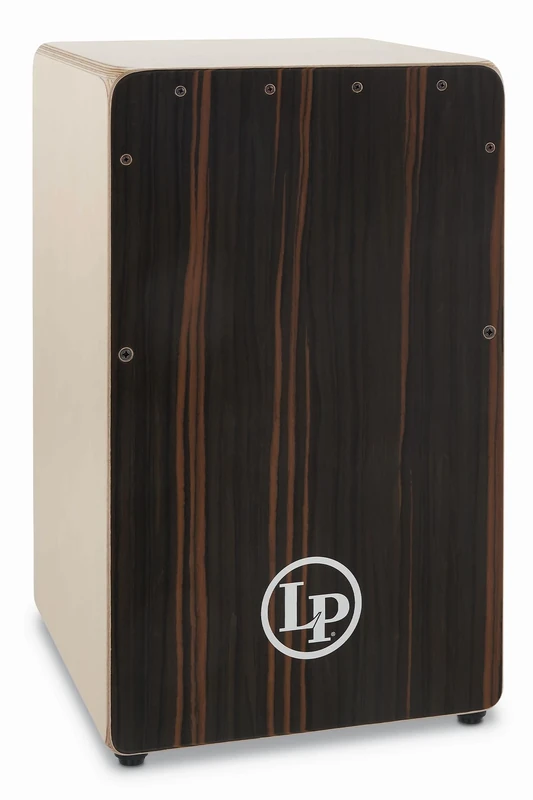 Latin Percussion Woodshop Cajon, birch rare ebony finish LP1491RE