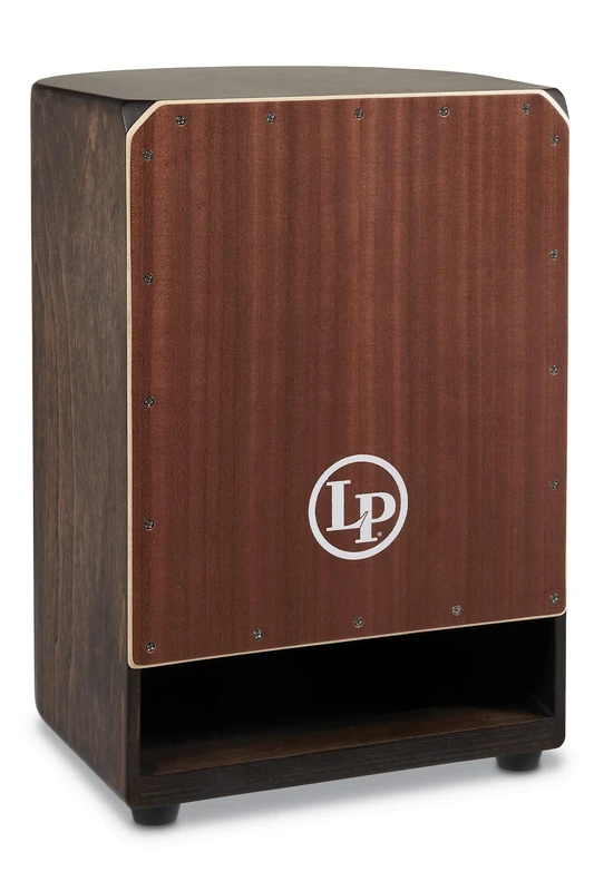 Latin Percussion Cajon, Mahogany, 19” x 14-1/4” x 14” (LP1461M)
