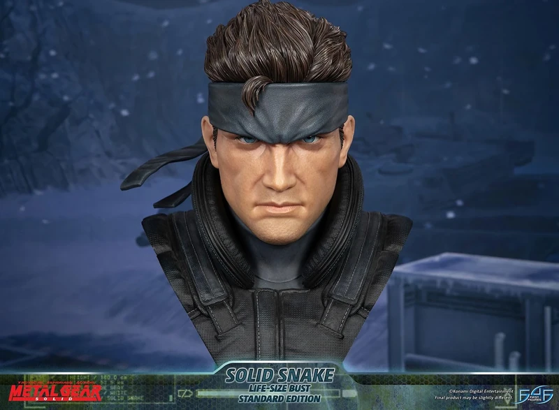 First4Figures - Metal Gear Solid (Solid Snake Life-Size Bust) RESIN Statue