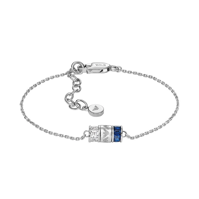 Emporio Armani Women's Sterling Silver with lobster clasp closure bracelet