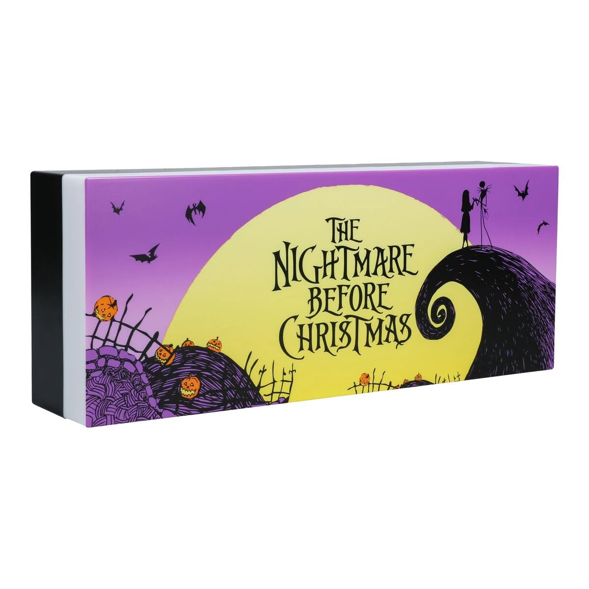 Nightmare Before Christmas Logo Light - Officially Licensed Jack Skellington and Sally Merchandise, Decorate for Halloween, Christmas or Year Round, 30cm (12") | Paladone