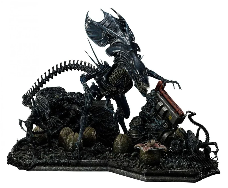 Aliens Premium Masterline Series statuette Queen Alien Battle Diorama 71 cm - Image 1