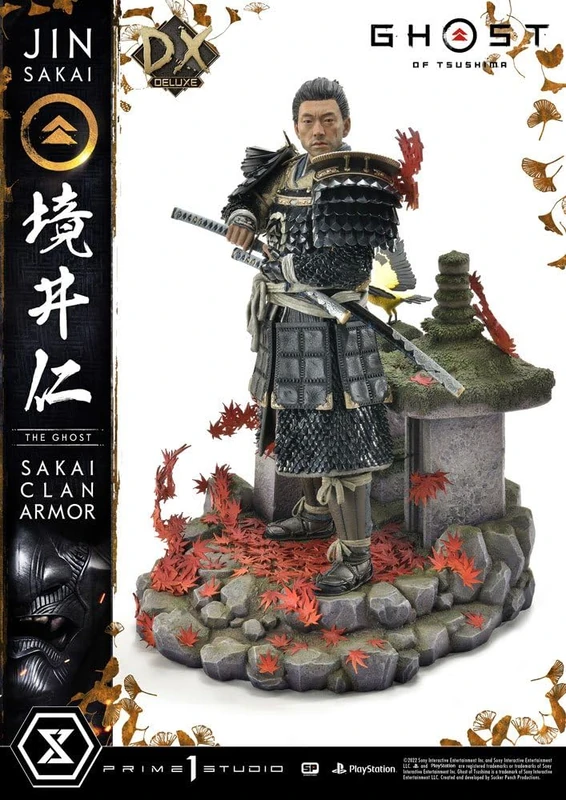 Prime 1 Studio Ghost of Tsushima 1/4 Sakai Clan Armor Deluxe Bonus Version Statue 60cm - Image 1