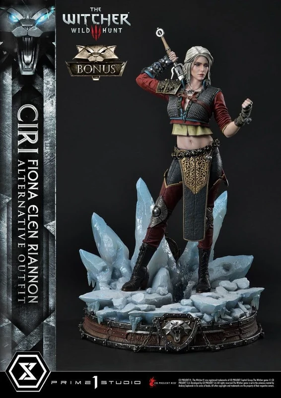 Prime 1 Studio Witcher 3 Wild Hunt statuette 1/4 Cirilla Fiona Elen Riannon Alternative Outfit Deluxe Bonus Version 55 cm