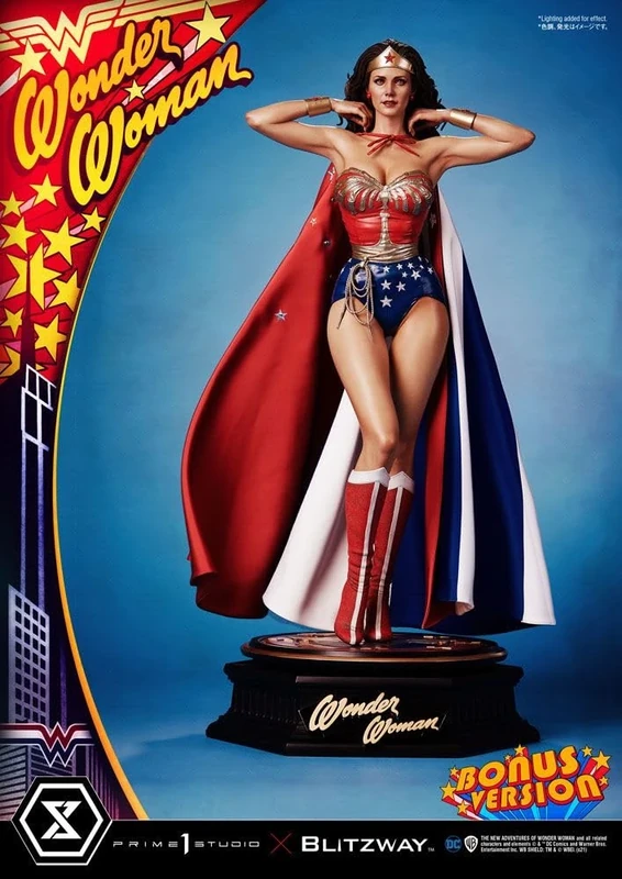 Prime 1 Studio Wonder Woman 1975 Figurine 1/3 Wonder Woman (Lynda Carter) Bonus Version 69 cm
