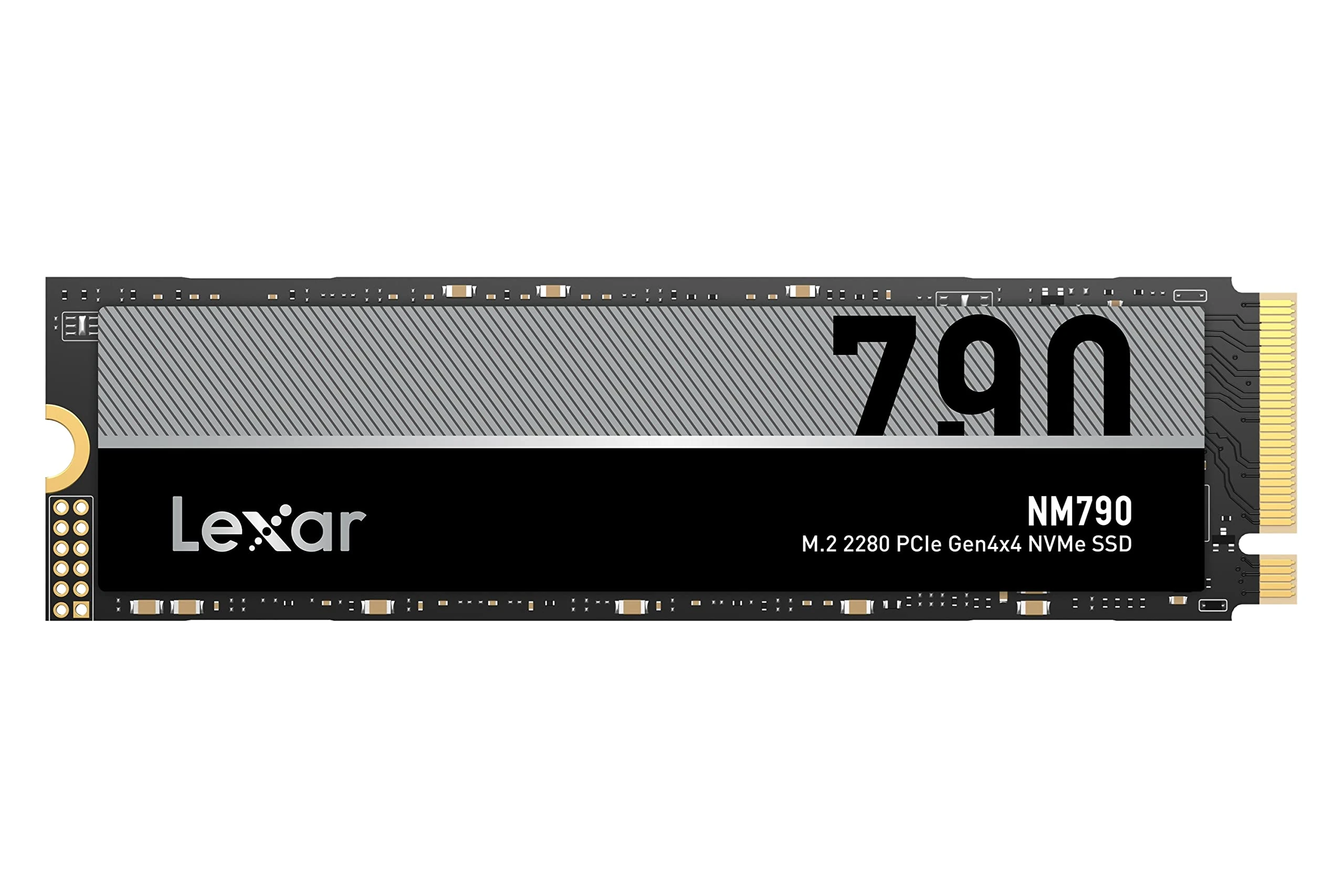 Lexar NM790 1TB SSD, M.2 2280 PCIe Gen4x4 NVMe 1.4 Internal SSD, Up to 7400MB/s Read, Up to 6500MB/s Write, Internal Solid State Drive for PS5, PC, Laptop, Gamers, Professionals (LNM790X001T-RNNNG)