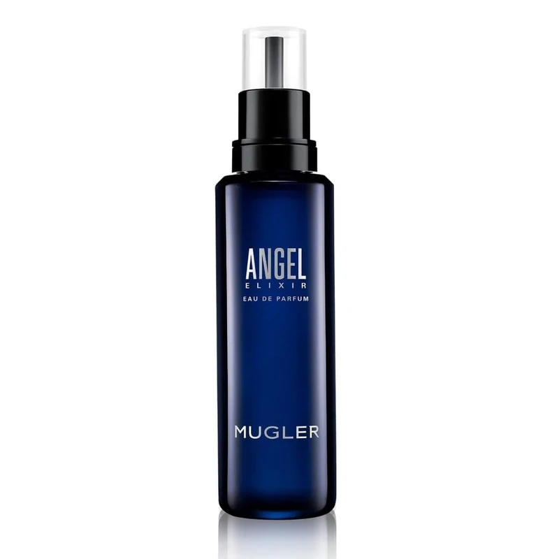 Mugler Angel Elixir Eau de Parfum, Woody Floral Women's Fragrance, 100ml Refill Bottle