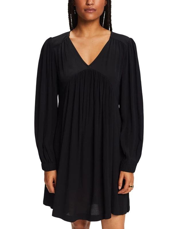 ESPRIT Women's 103ee1e322 Dress, 001/Black, 12