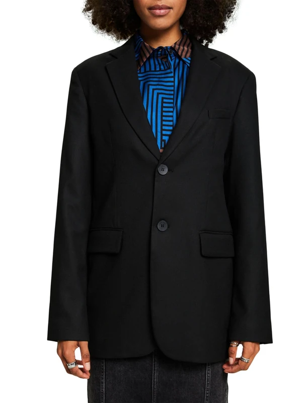 ESPRIT Women's 103ee1g325 Blazer, 8 - Image 1