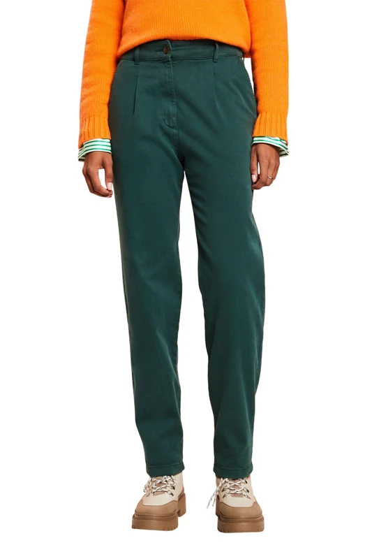 ESPRIT ESPRITESPRIT Women's 103ee1b305 Pants, 305/Emerald Green, 30W x 30L