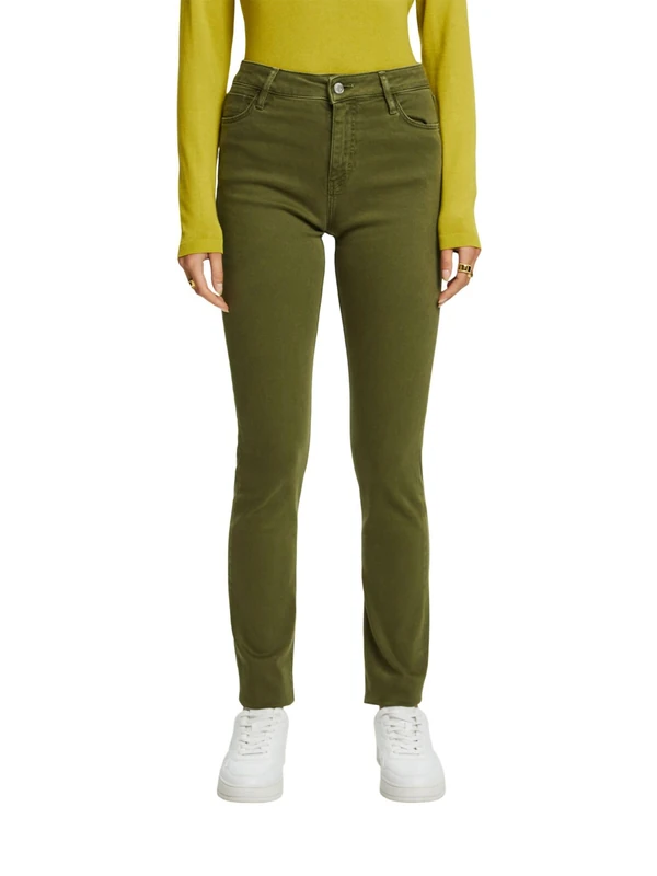 ESPRIT Stretchhose mit schmaler Passform