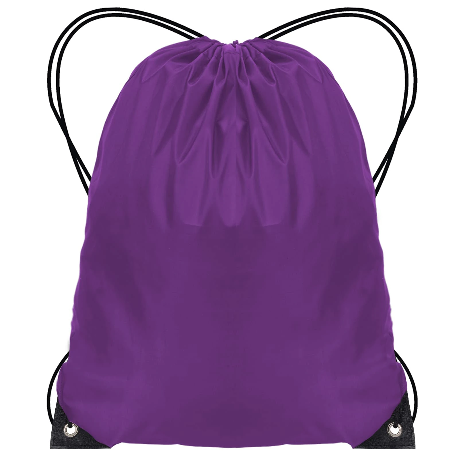 JFmall Drawstring Bags, Swim PE Bags Drawstring Gym Bag for Kids Adults String Swimming Sports Bag for School Sports Swimming Gym Travel Purple