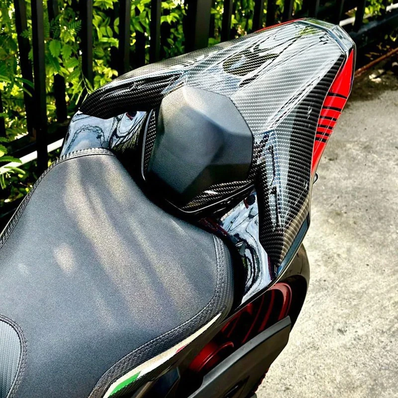 Midimttop Rear Seat Cowl Cover Passenger Pillion Tail Solo Seat Cowl Fairing Compatible with Ka-wa-sa-ki Z900 Z 900 Z-900 2017 2018 2019 2020 2021 2022 2023 Accessories (Carbon Fiber look)