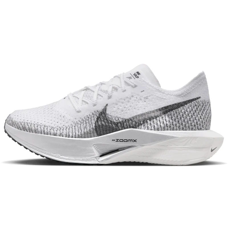 Nike Women's Zoomx Road Running Shoe, White/Dk Smoke Grey-Particle G, 4 UK