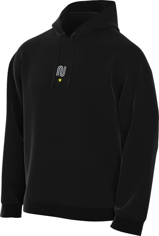 Nike Club Hooded Sweatshirt Black/White M - Image 1