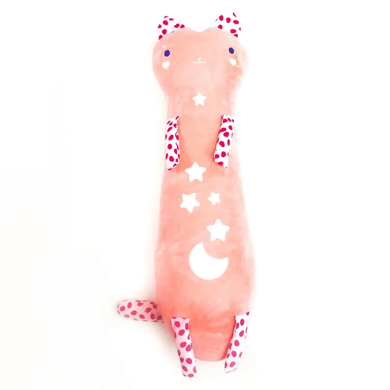 Nice Group - MOMOMI Takai Yuki 120 cm, 1 Pink Salmon Cat Puppet