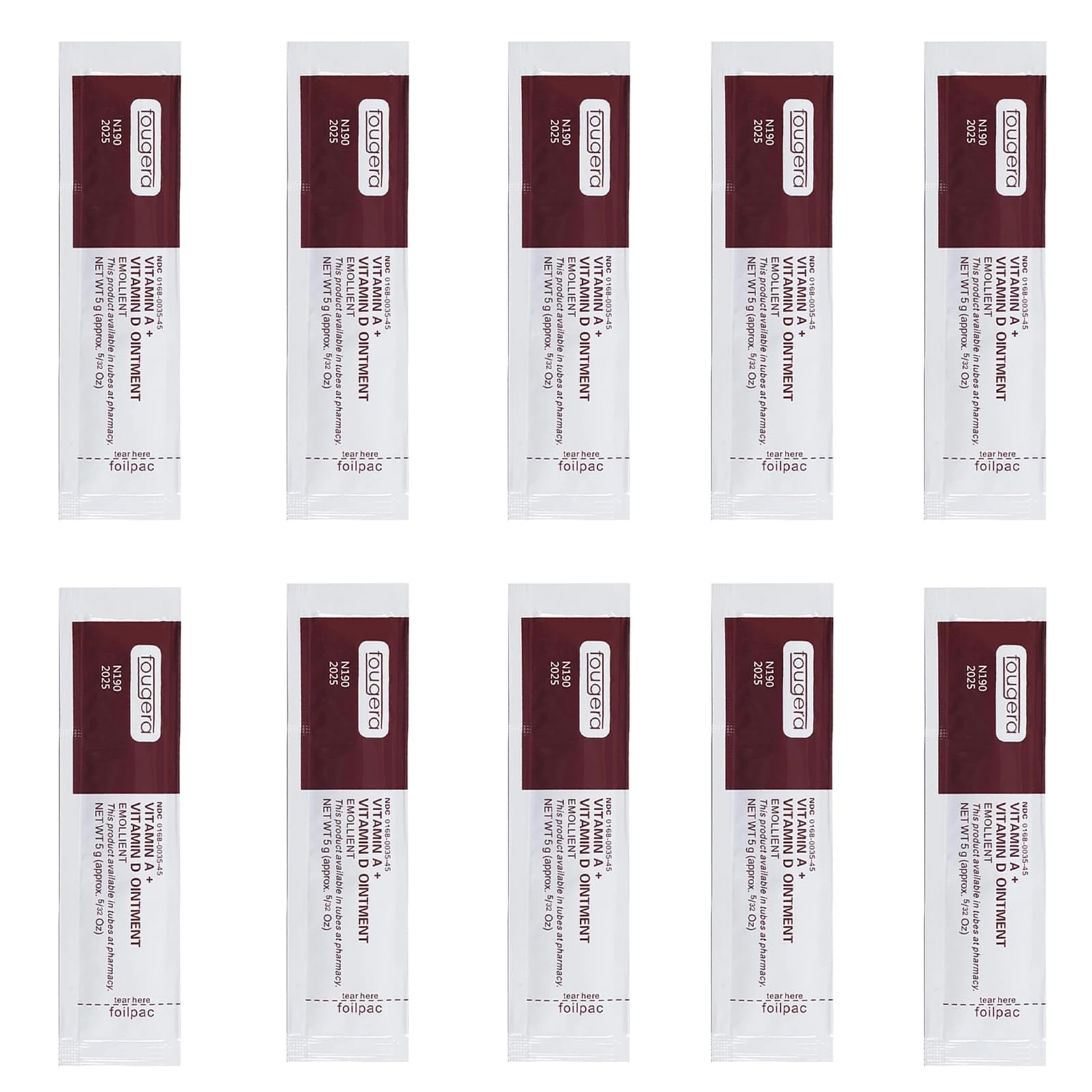 Proamate Tattoo Cream Scar Repair Gel, Microblading Aftercare Ointment Vitamin A&D Anti Scar Tattoo Aftercare Cream for Makeup Microblading and Tattoo Healing Supplies (White 10 PCS/Pack)