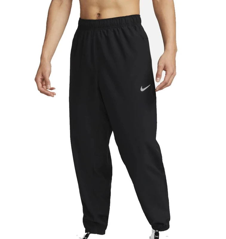 NIKE FB7497-010 M NK DF Form Pant TPR Pants Men's Black/Black/Slicctive Silv Size XL