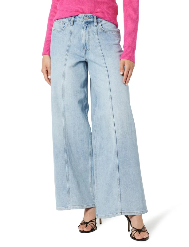 The Drop Women's Frida Relaxed Fit Jeans, Light Indigo, 6