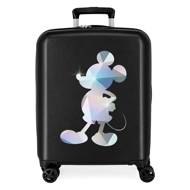 Disney 100 Special Shine Mickey Comic Adaptable Toiletry Bag, Silver, Standard Size, Cabin case