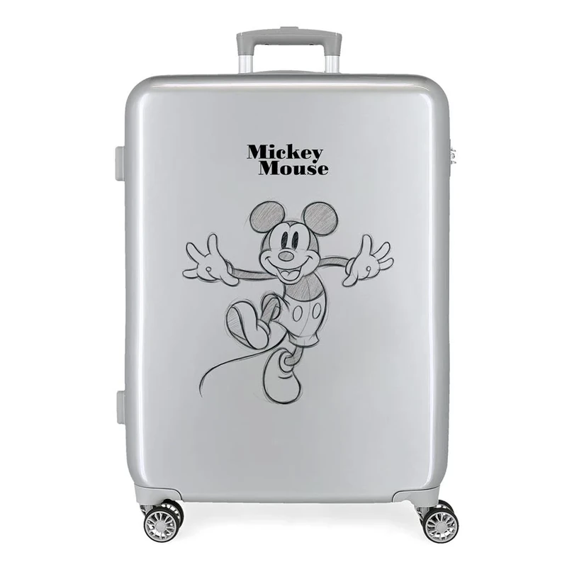 Disney, Grey, Talla única, Medium Suitcase