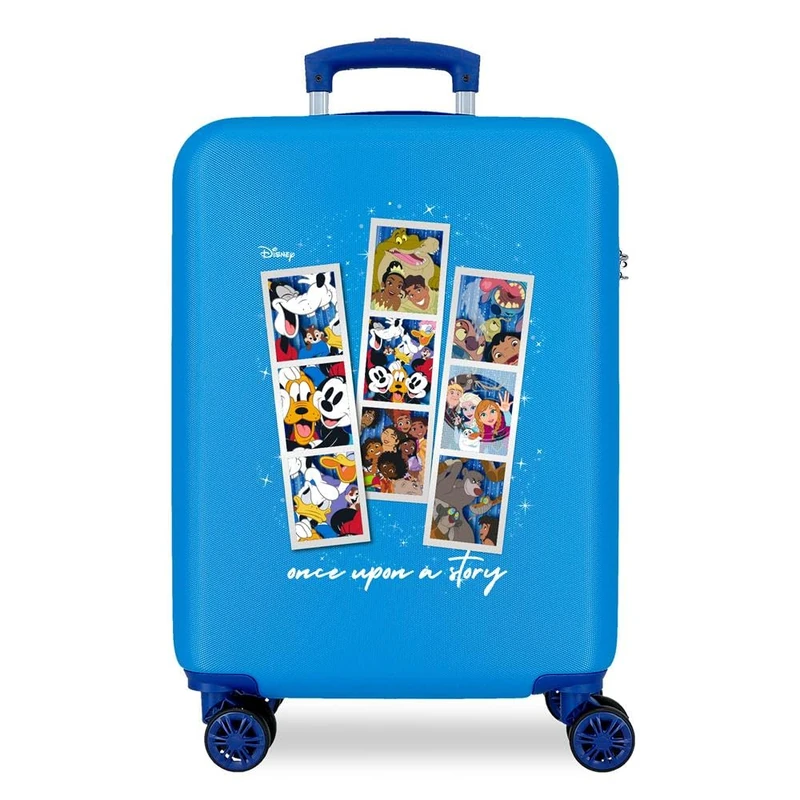Disney 100 Once Upon A Story Cabin Suitcase, One Size, Blue, One Size, Cabin Suitcase