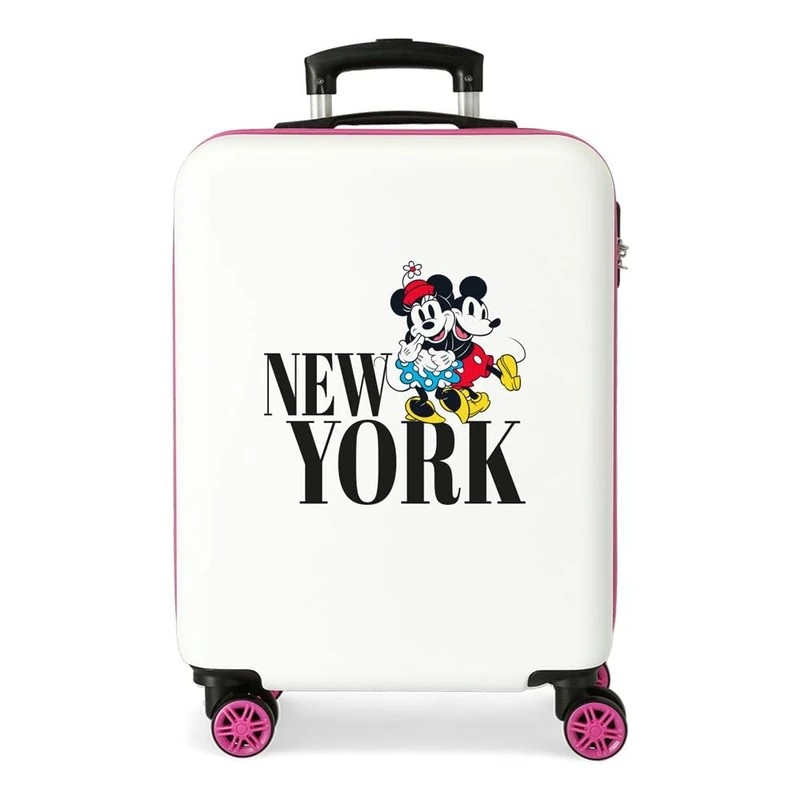 Disney Mickey & Minnie Trip to… Suitcase Set, One Size, New York White, One Size, Cabin Suitcase