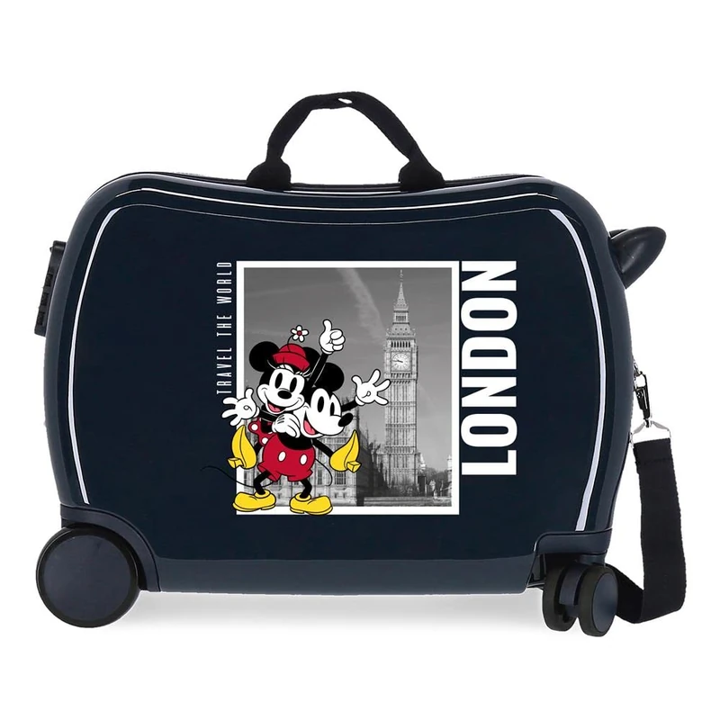 Disney Mickey and Minnie Travel The World Children's Suitcase, One Size, London, One Size, Children's Suitcase