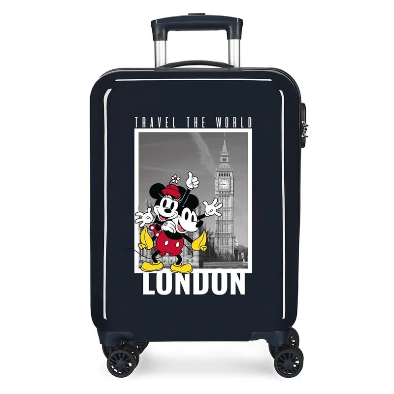 Disney Mickey & Minnie Trip to… Luggage Set, One Size, London, One Size, Cabin Suitcase