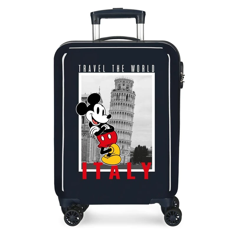 Disney Mickey & Minnie Trip to… Luggage Set, One Size, Italy Blue, One Size, Cabin Suitcase