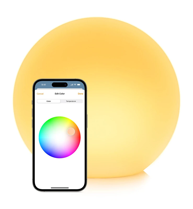 Eve Flare - Portable Smart LED Lamp with Apple HomeKit Technology, IP65 Water Resistance and Wireless Charging, Bluetooth and Thread - Image 1