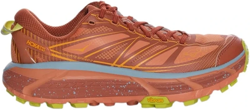 HOKA Mafate Speed 2 Unisex Adult Trainers, Orange, 6 UK