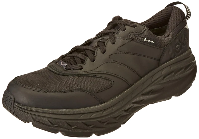 HOKA One One Bondi L GTX, Unisex Adult Hiking Shoes, Black, 11.5 UK