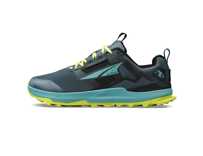 ALTRA Men's Lone Peak 8 AL0A85NC Trail Running, Black/Green, 6.5