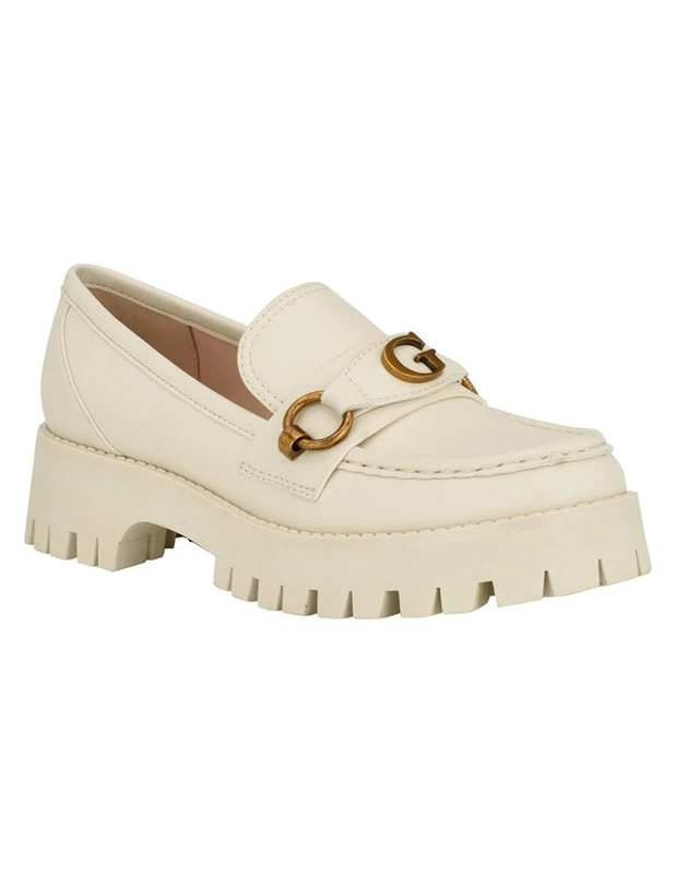 Guess Women's Almost Loafer, Chic Cream 150, 8 UK