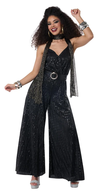 California Costumes Let's Dance Disco Womens 1970's Costume Large size 10-12